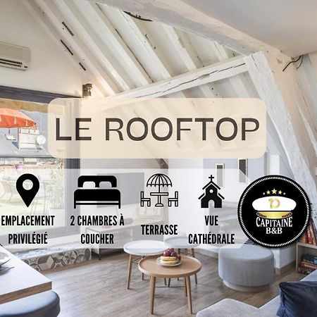 Le Rooftop - Vue Cathedrale - Climatisation Troyes Esterno foto