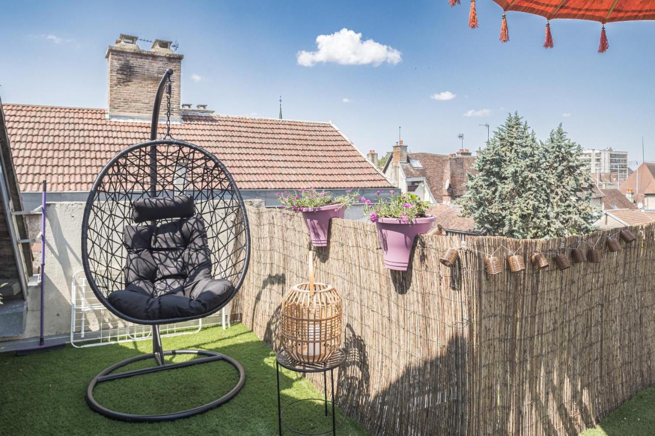 Le Rooftop - Vue Cathedrale - Climatisation Troyes Esterno foto